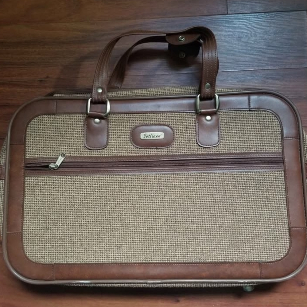 Jetliner Vintage Brown and Tan Men's Bag